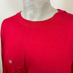 FIRST DRAFT WOMEN'S RED Long Sleeve Shirt SIZES: 2XL